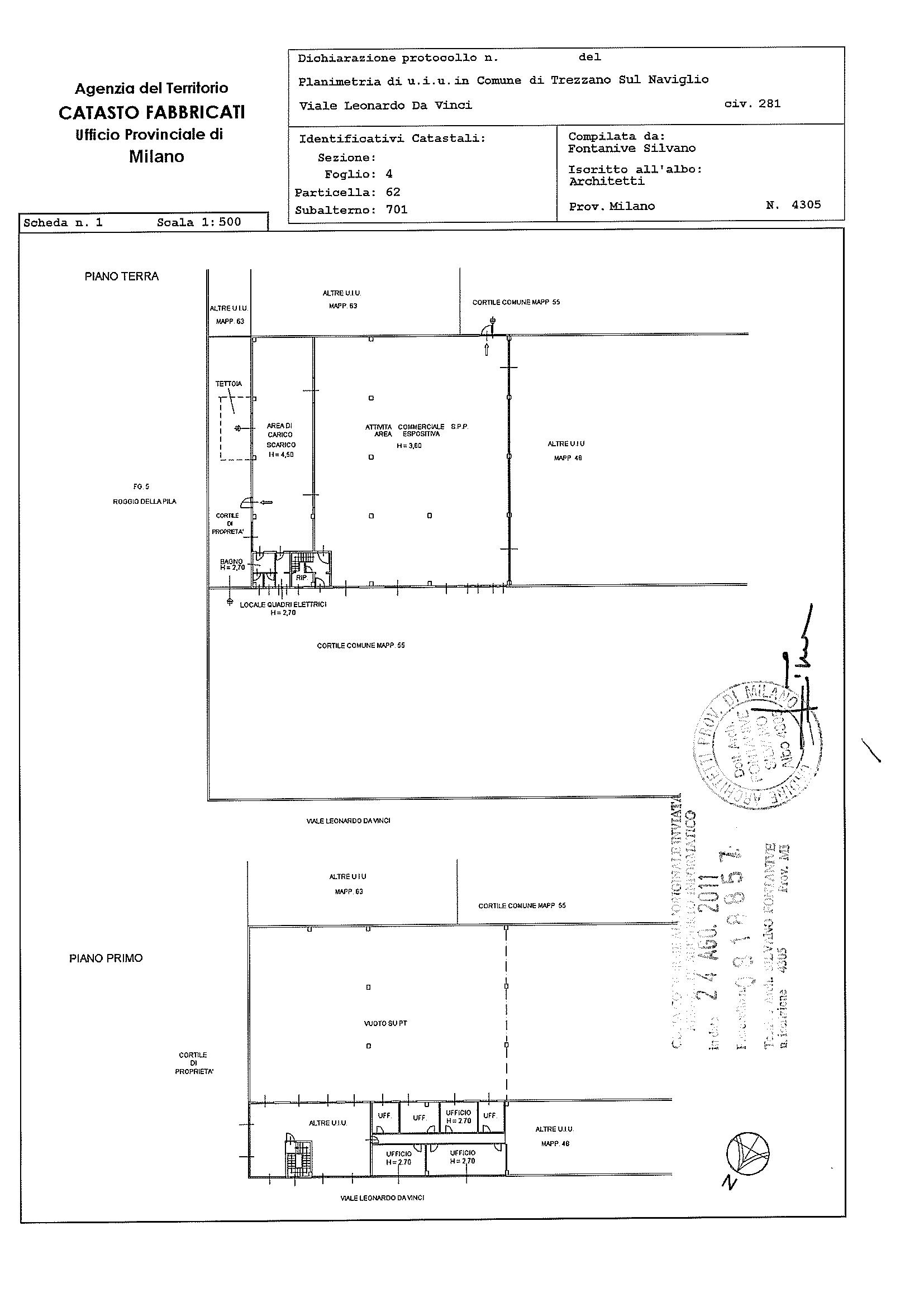 281 Viale Leonardo Da Vinci, Trezzano Sul Naviglio, ,Industrie e terreni,In vendita,Viale Leonardo Da Vinci ,1038